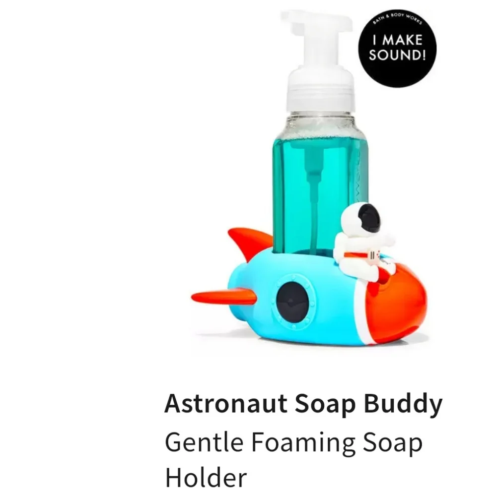 🛍BOGO 50%🚀🫧🤲🕯NWT‼️BBW Astronaut Soap Buddy w/ 