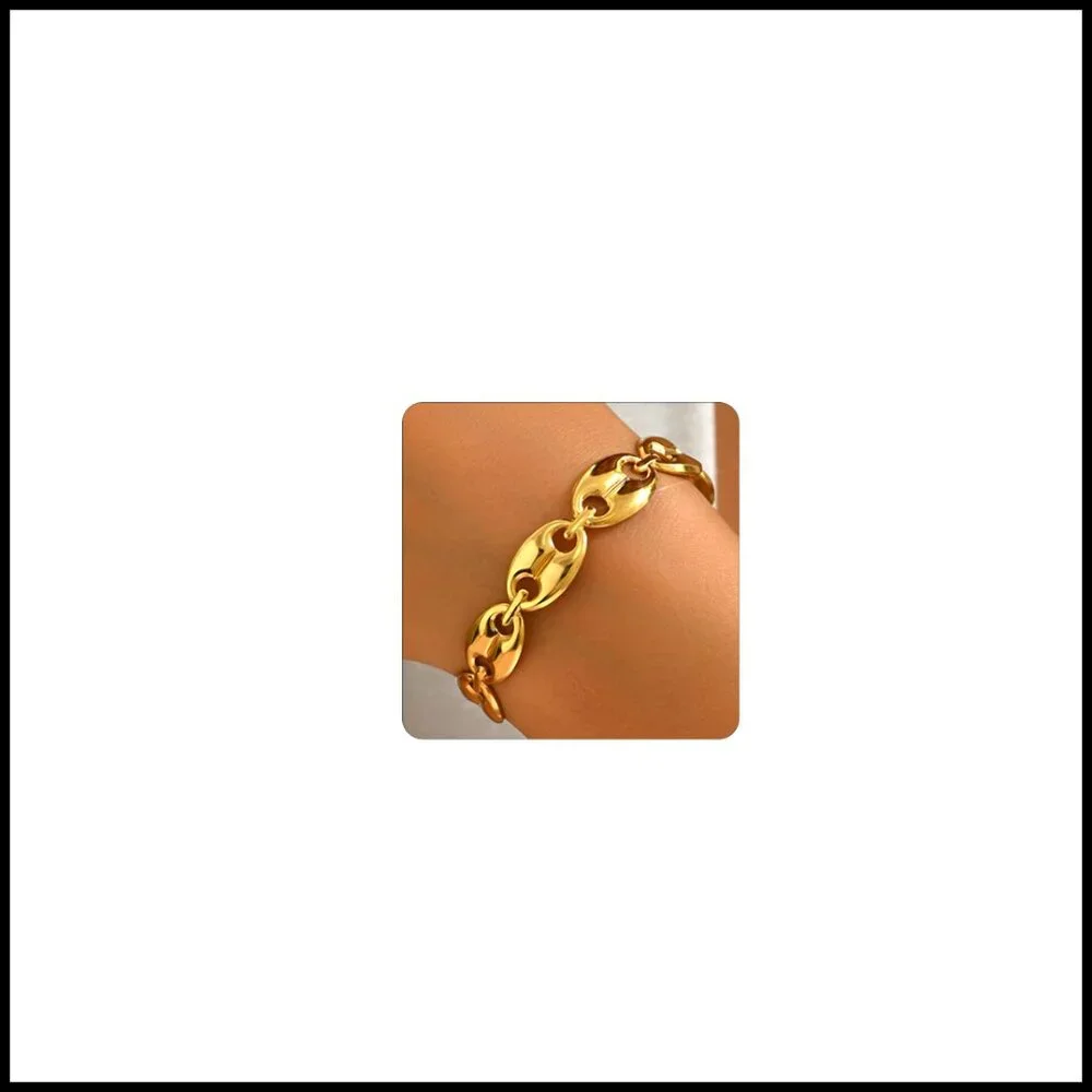 Gold Plated Cuff Bracelet Minimalist Adjustable Open Bangle Dainty Wrist