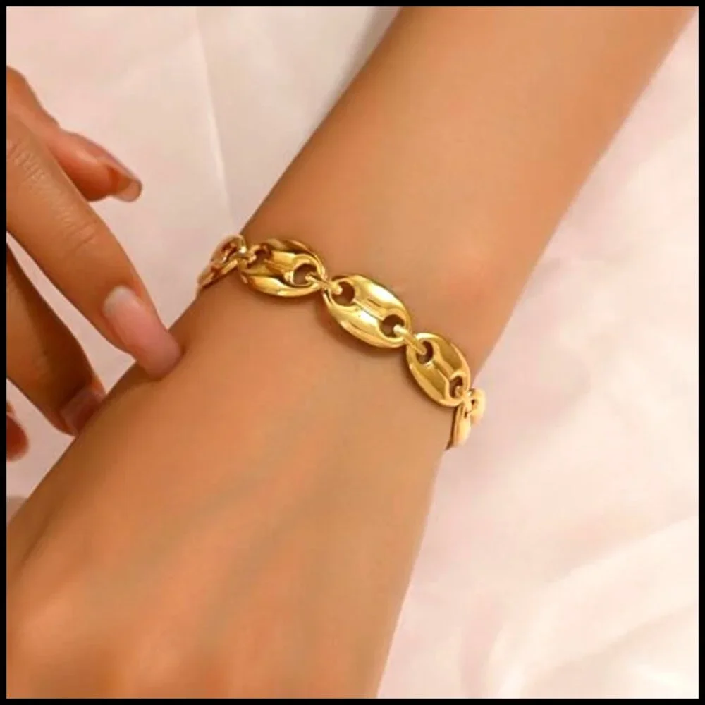 Gold Plated Cuff Bracelet Minimalist Adjustable Open Bangle Dainty Wrist