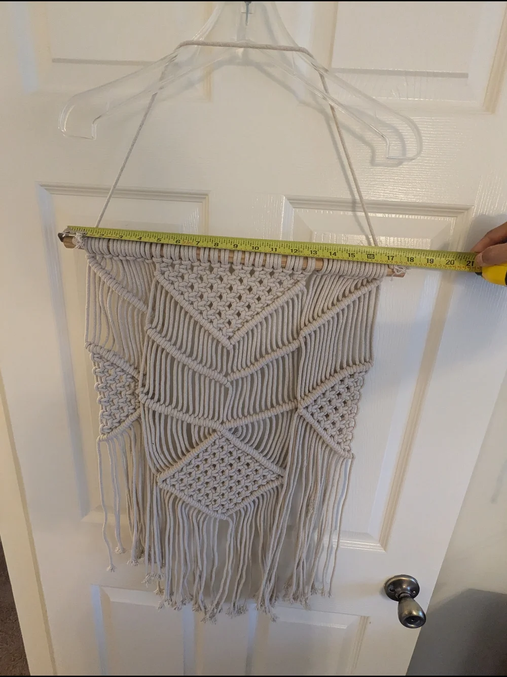 Handcrafted Macramé Wall Hanging in Natural Cream - Brand