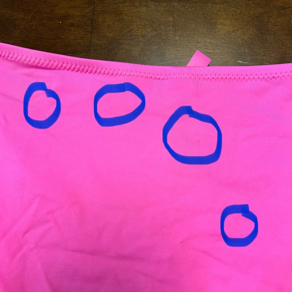 NWT SKIMS Swim Dipped Tie Bottoms in Taffy Pink SW-TBM-0797 Size 3X