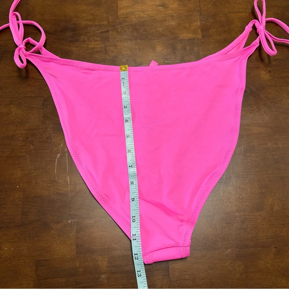 NWT SKIMS Swim Dipped Tie Bottoms in Taffy Pink SW-TBM-0797 Size 3X