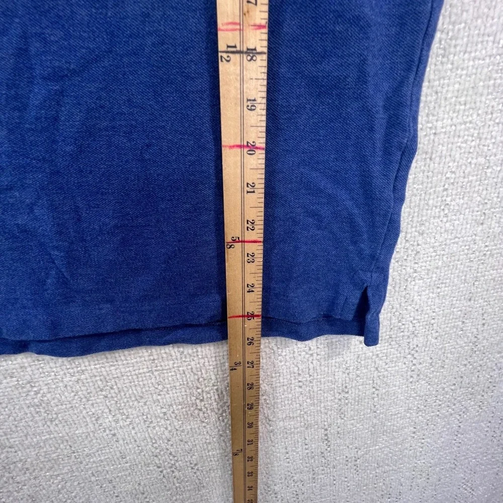Polo Ralph Lauren Mens Custom Slim Fit Polo Shirt Blue Medium Short Sleeve