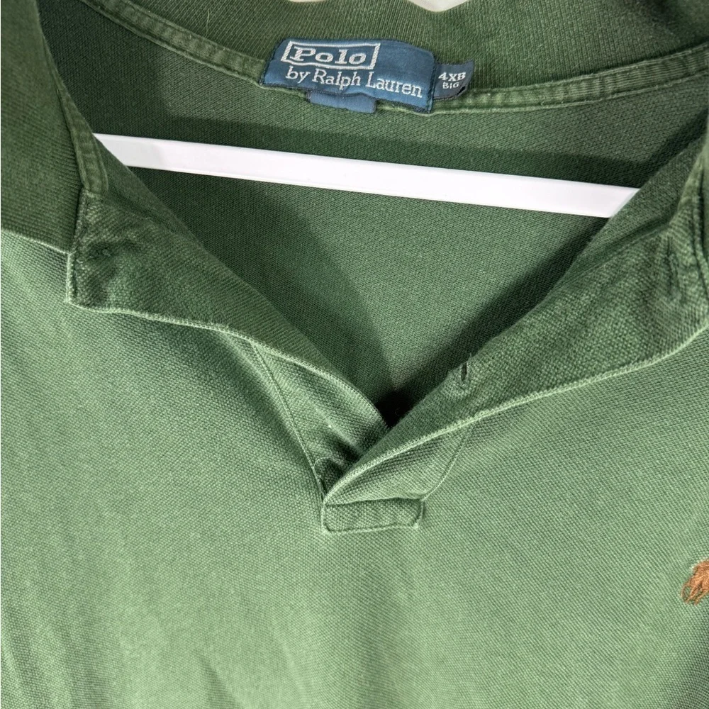 Polo by Ralph Lauren Long Sleeve Green Shirt 4XB