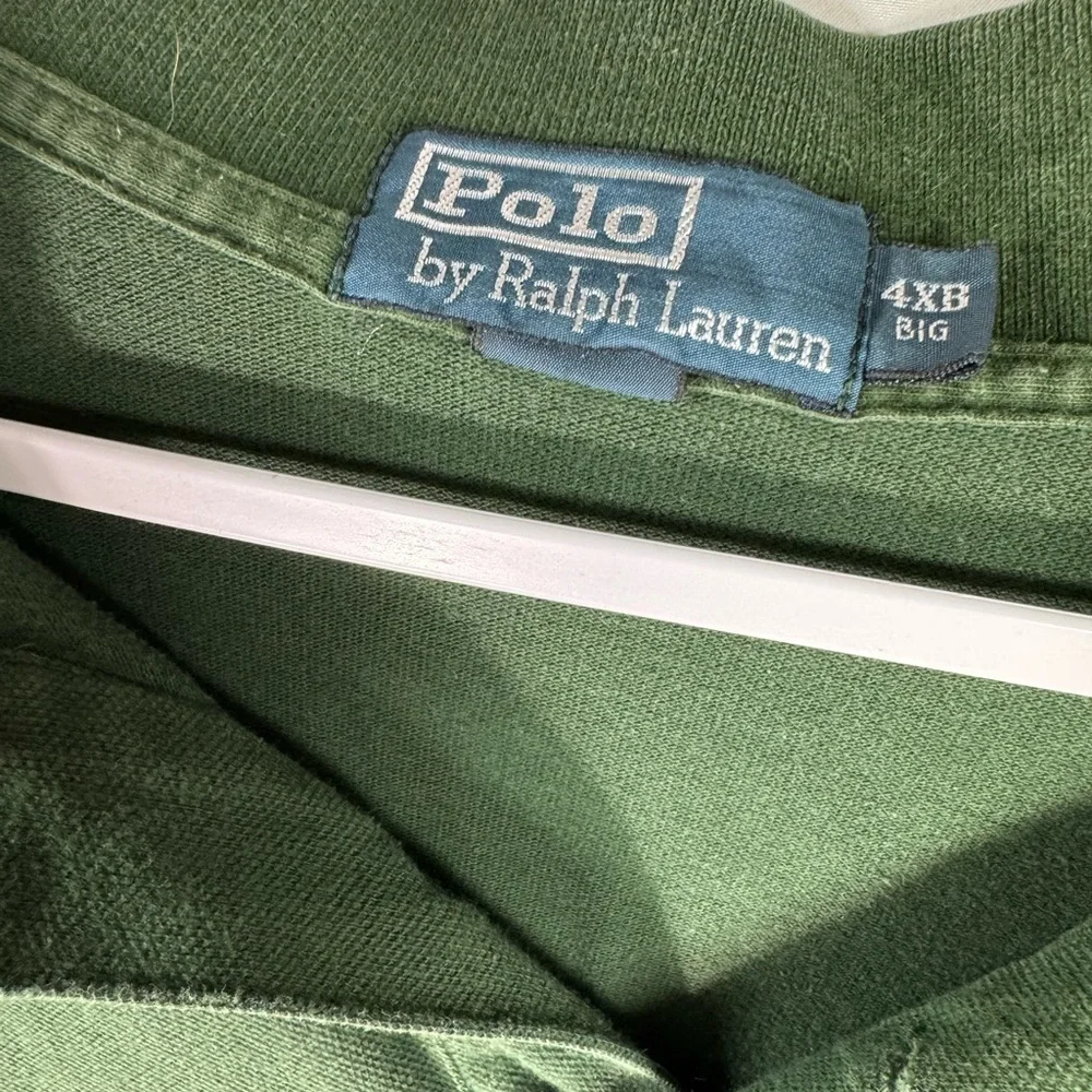 Polo by Ralph Lauren Long Sleeve Green Shirt 4XB