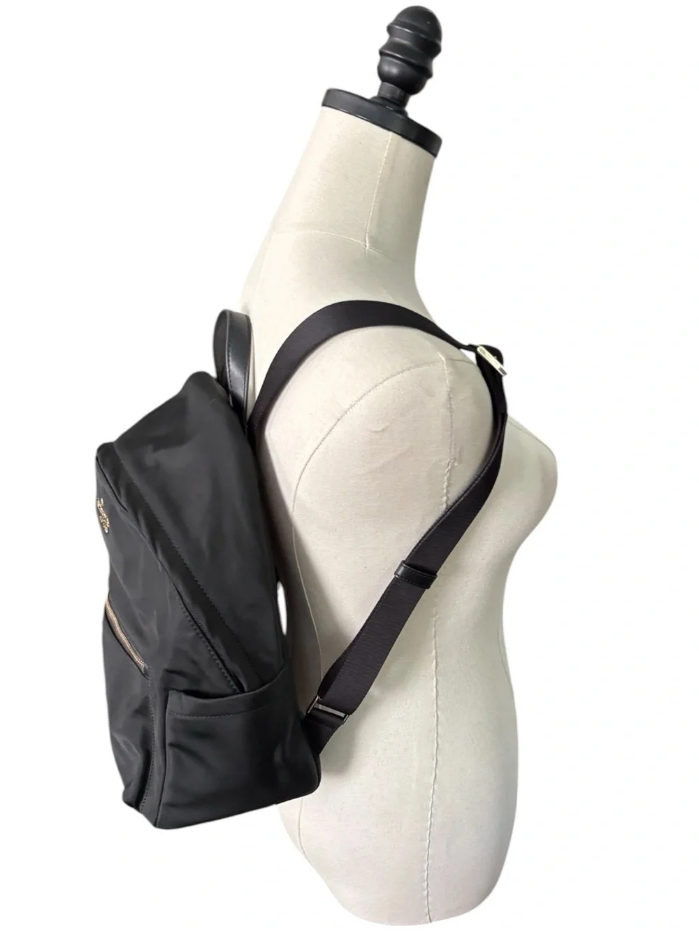 Kate Spade Chelsea Medium Nylon Backpack in Black