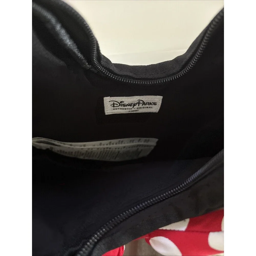 New 2026 Disneyland Resort Minnie Mouse Mini Face Tote Bag w/Removable Straps
