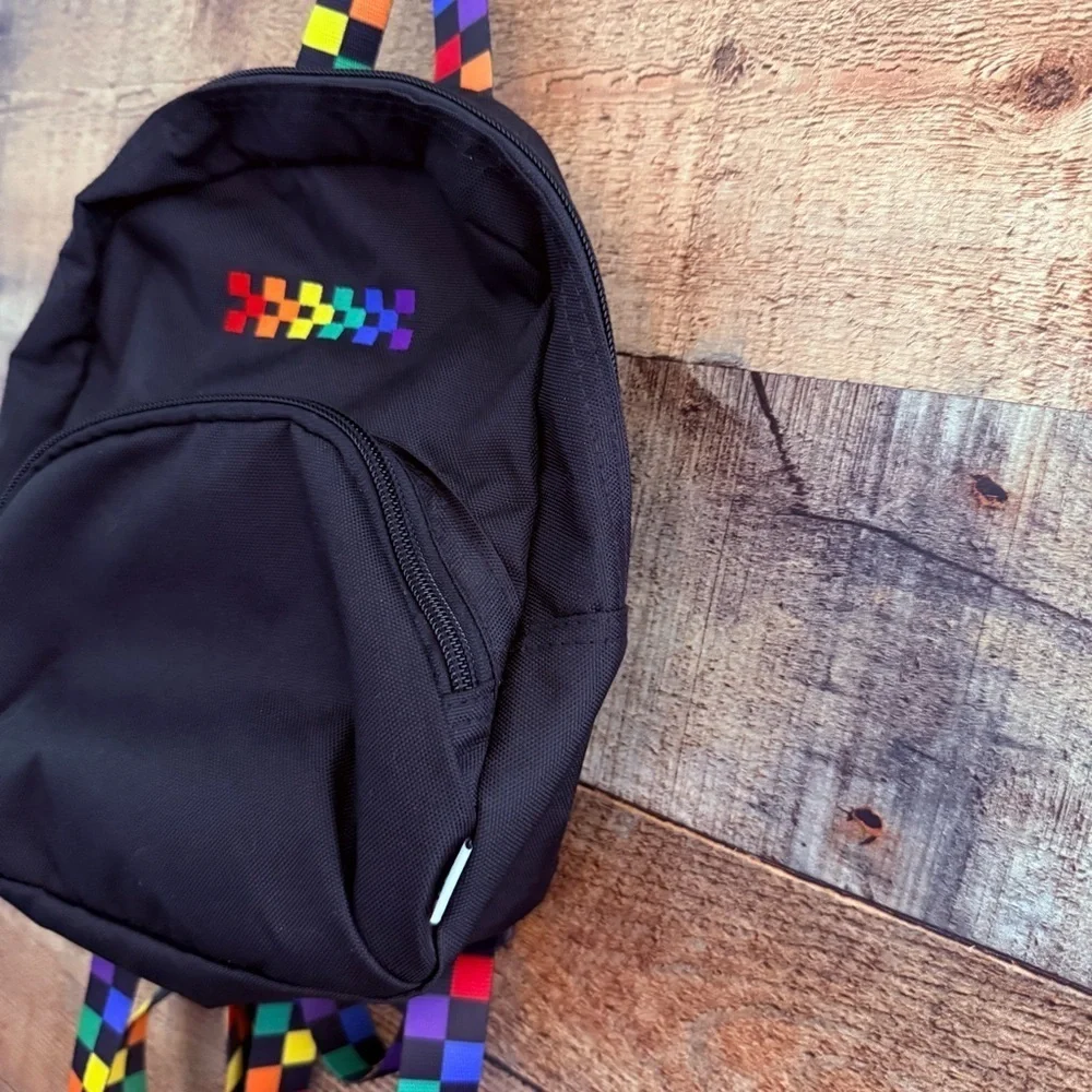 NWOT Vans Got This Rainbow Mini Backpack