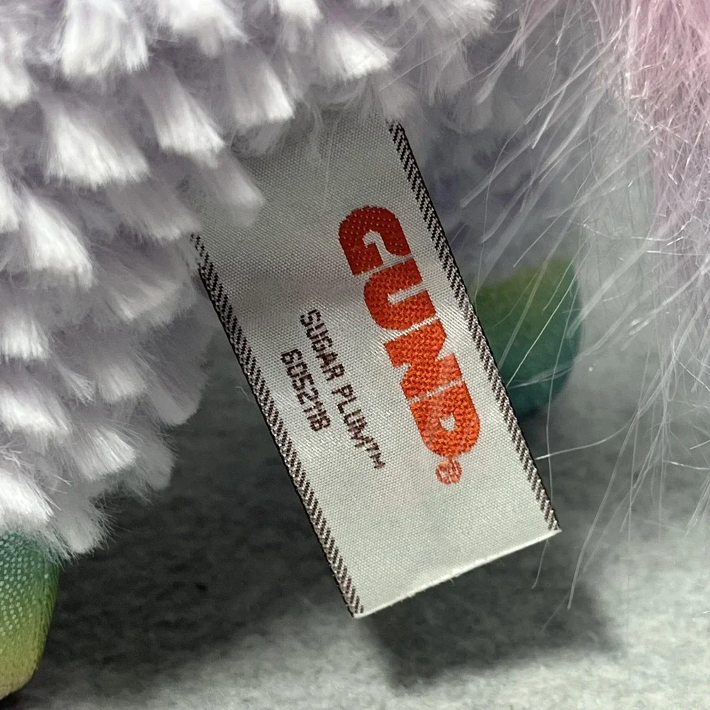 GUND Sugar Plum Unicorn Plush Stuffed Animal Rainbow Tail Sparkle Hooves‎ Pastel