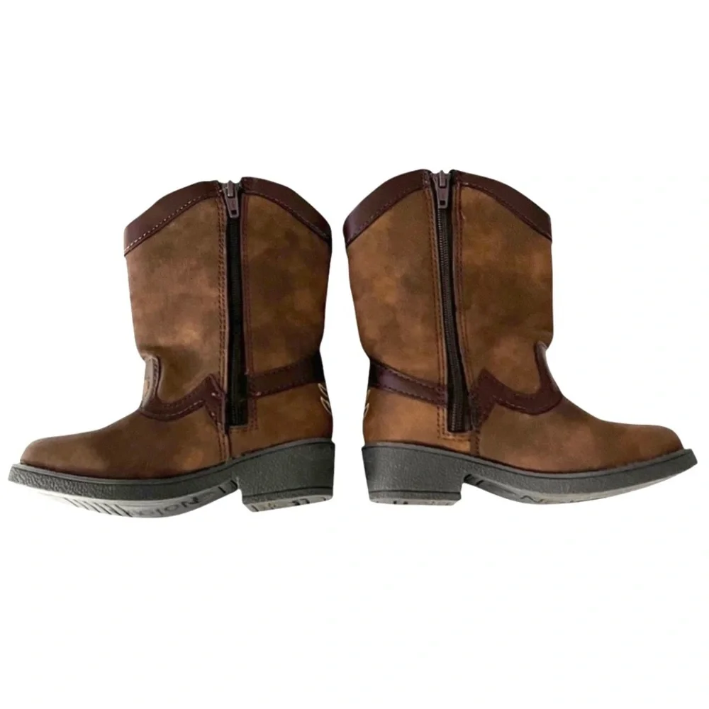 Disney Brown Woody & Forky Kids Cowboy Boots Size 6 Brown Cowgirl Western