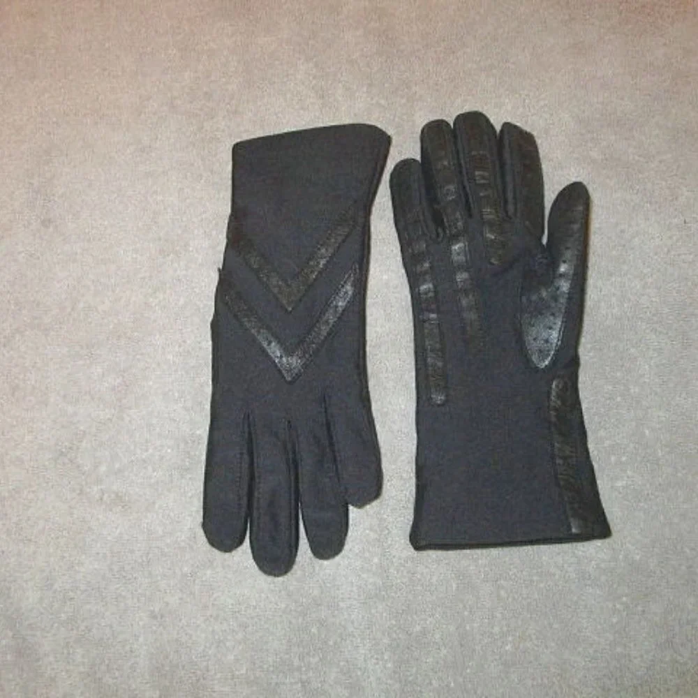 Vintage 90s Thinsulate Flex Insulated Driving Gloves Size S M Stretch Lined Warm