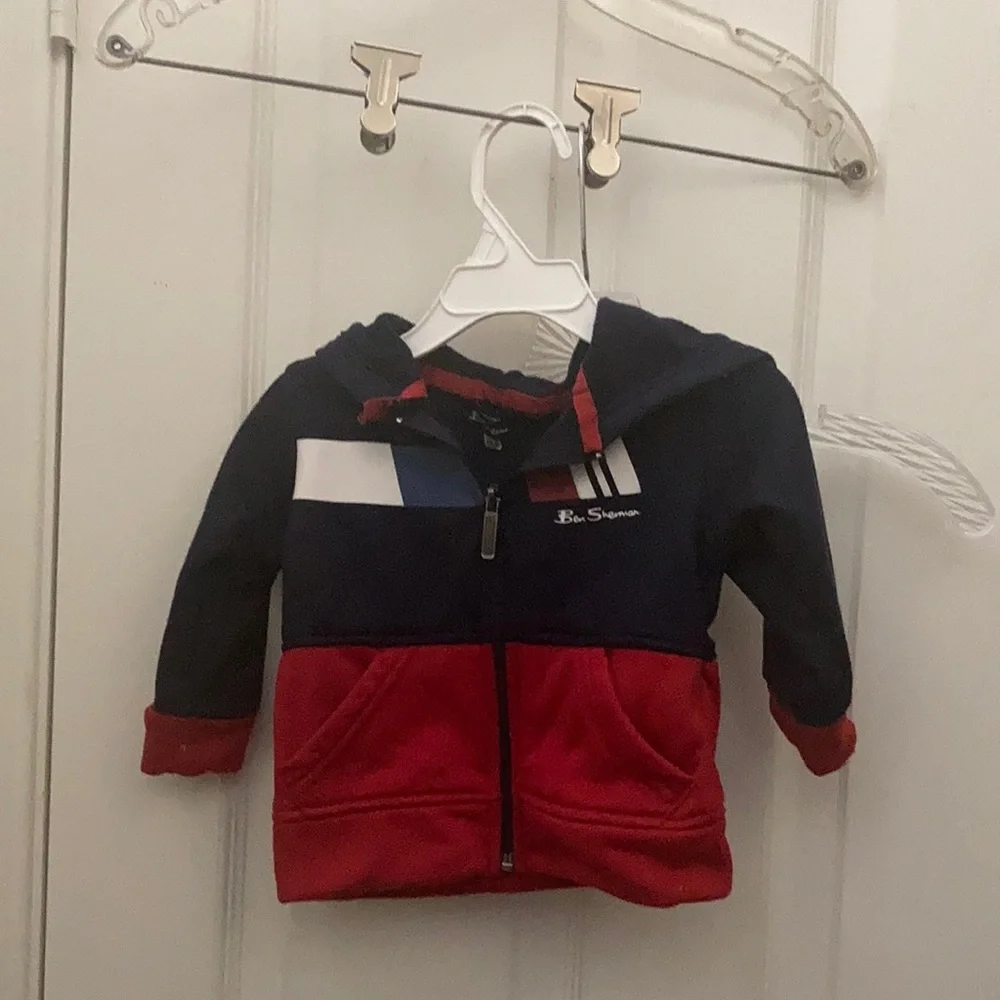 FINAL MARKDOWN Ben Sherman infant velour jacket 12 months