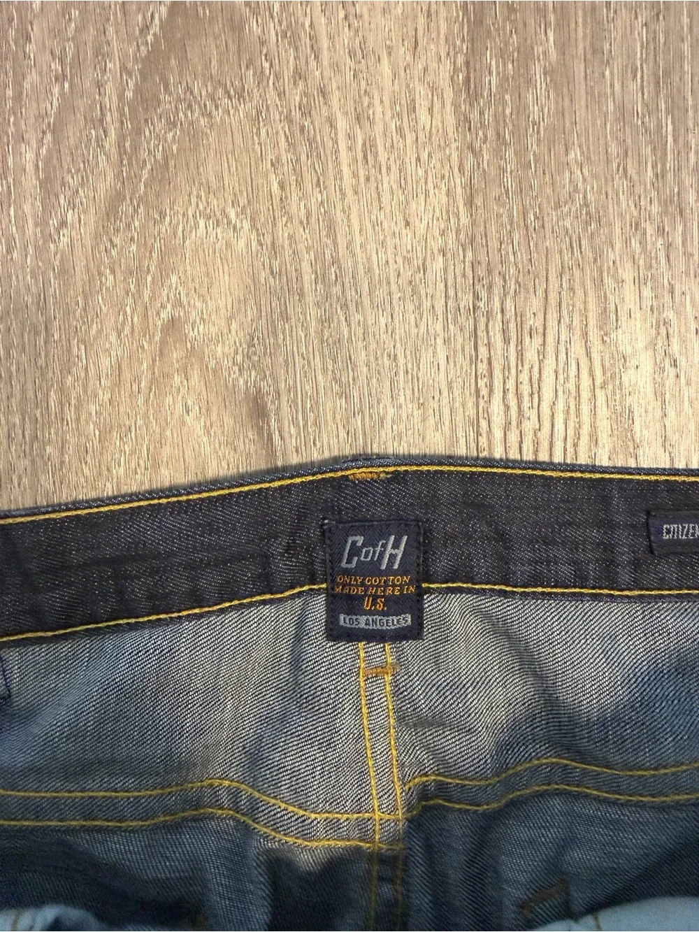 Men’s Citizens Of Humanity SID Straight Leg Blue Jeans Sz 33x32