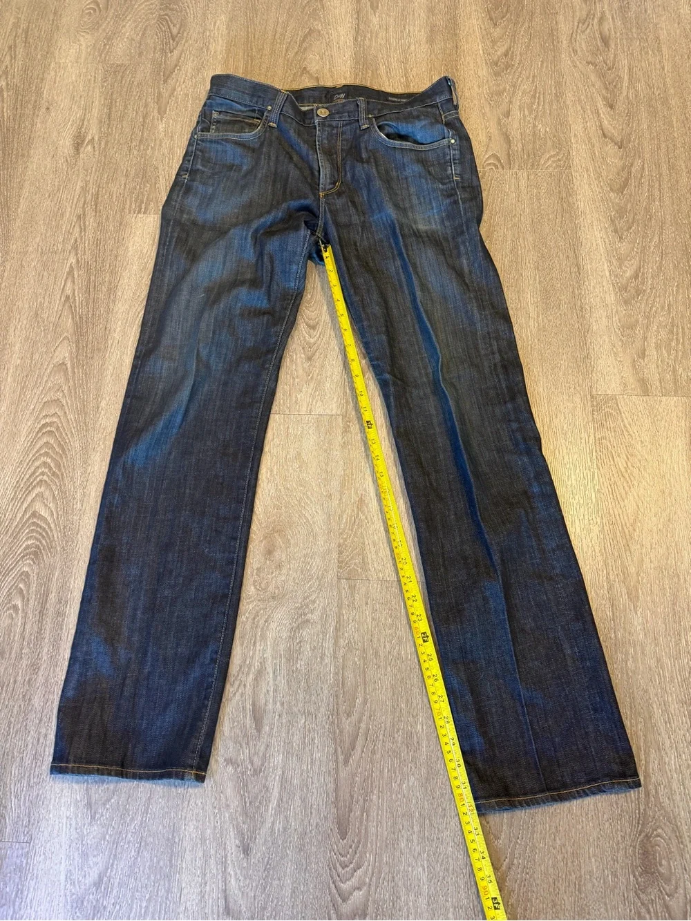 Men’s Citizens Of Humanity SID Straight Leg Blue Jeans Sz 33x32