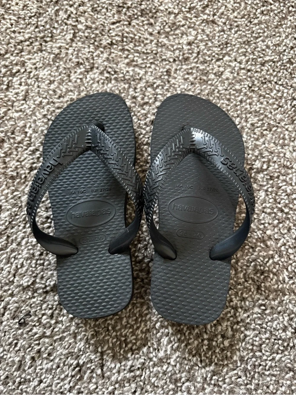 Havaianas Black Kid’s Flip Flops