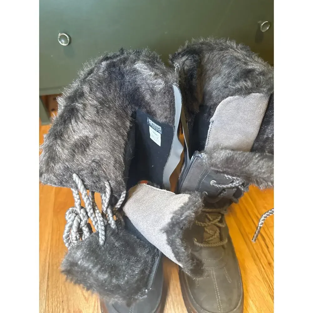Merrell Decora Prelude Waterproof Winter Boots Women Sz 8.5 200g Insulated