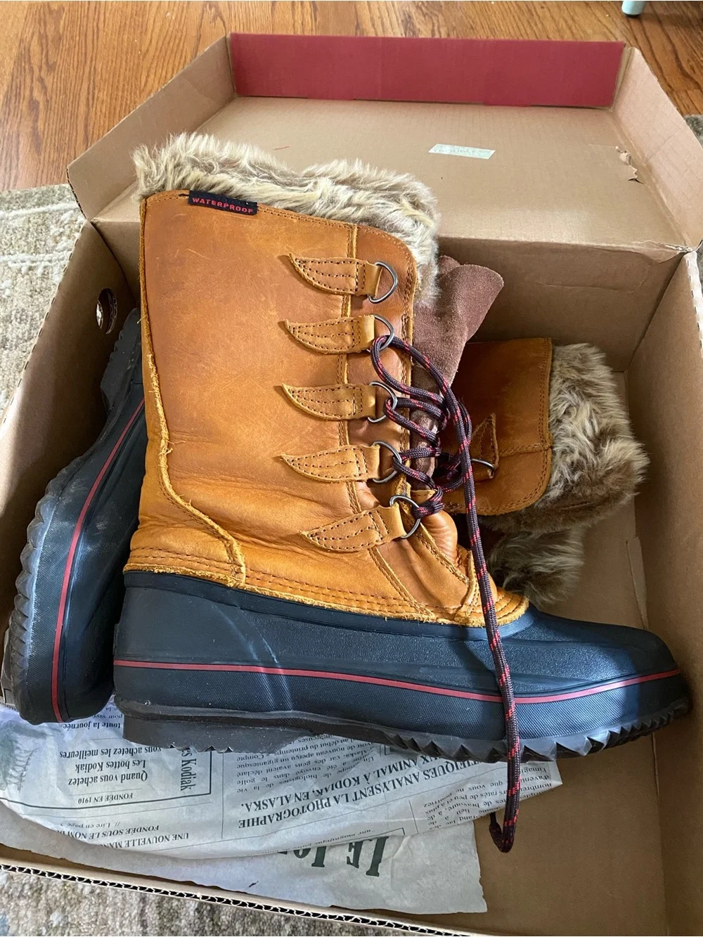 Kodiak Faux-Fur Waterproof Snow Boots