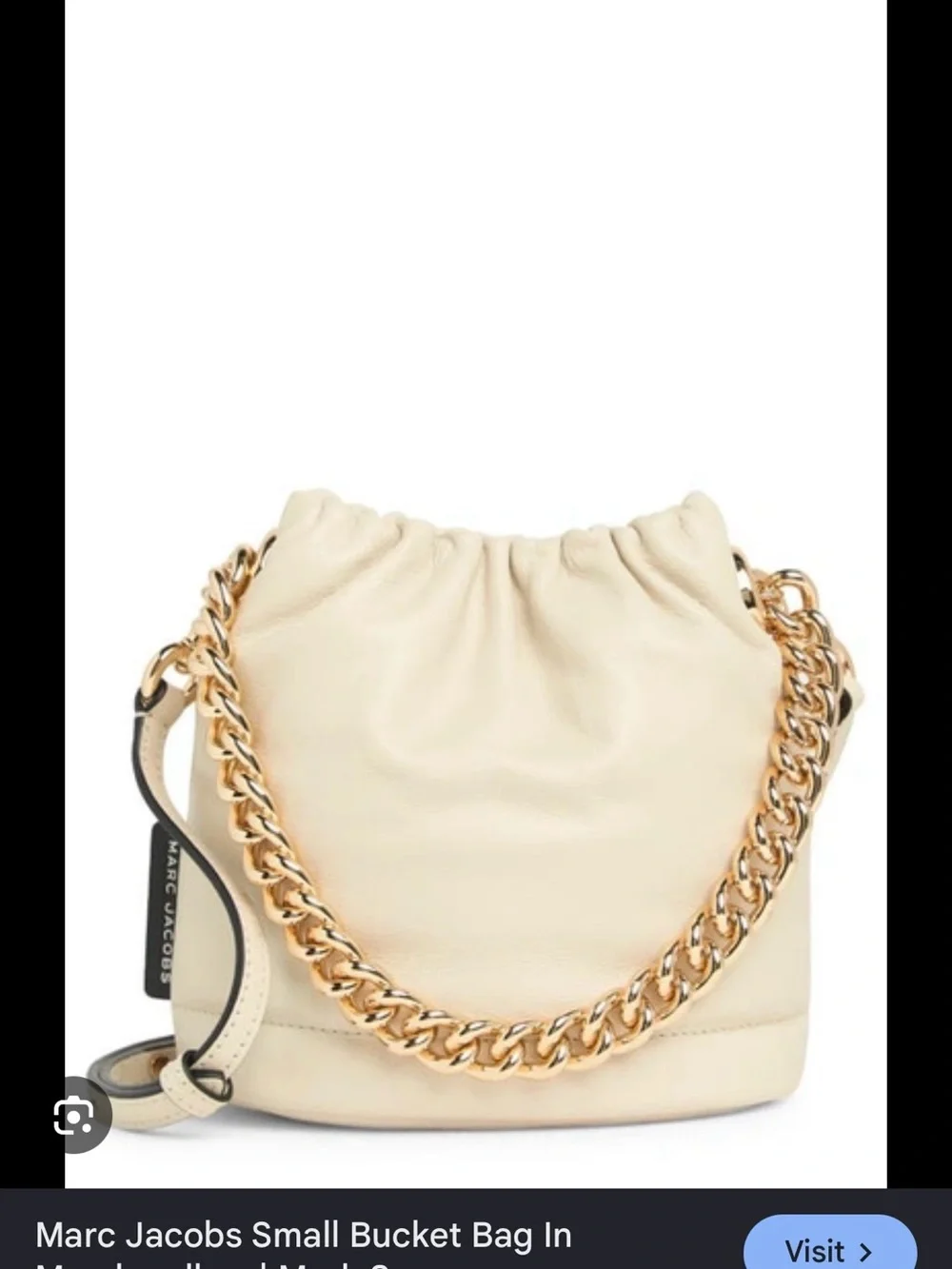 Marc Jacobs small Marshmallow bucket Bag