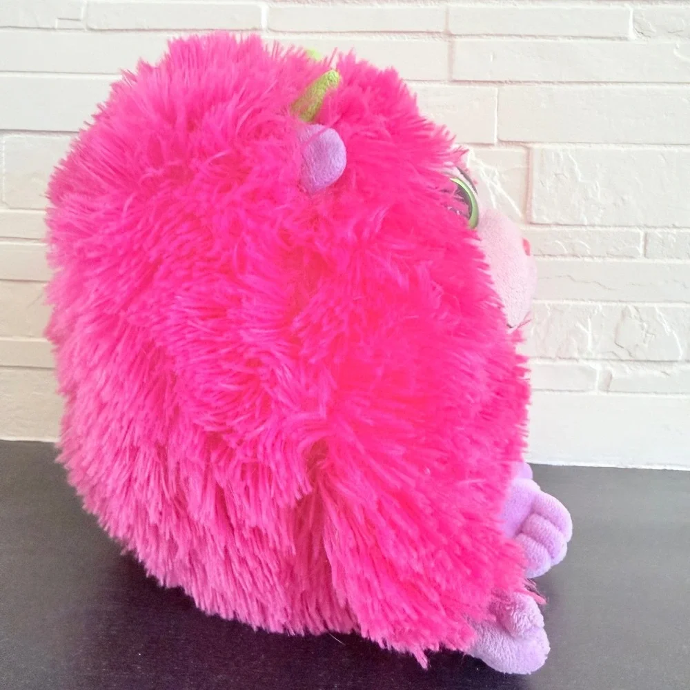 Ty Monstaz Trixie Pink Plush Stuffed Animal 10