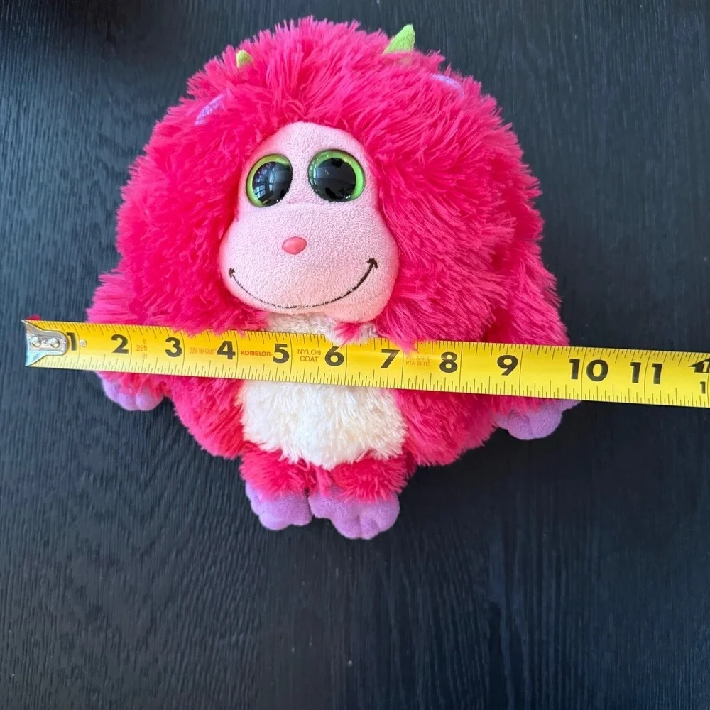 Ty Monstaz Trixie Pink Plush Stuffed Animal 10