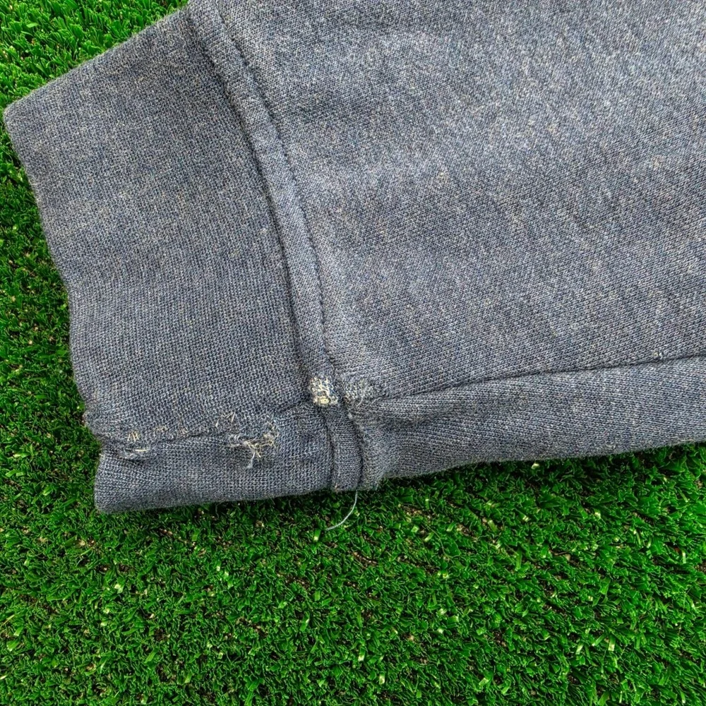 Peter Millar Crown Sweater Mens XL Heather Blue Quarter Zip Pullover Golf Casual