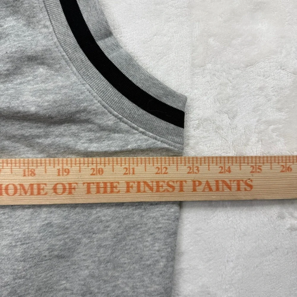 Gap 1969 Mens Varsity Sweatshirt Vest Gray V-Neck G Patch NWT Large 432356-00-1