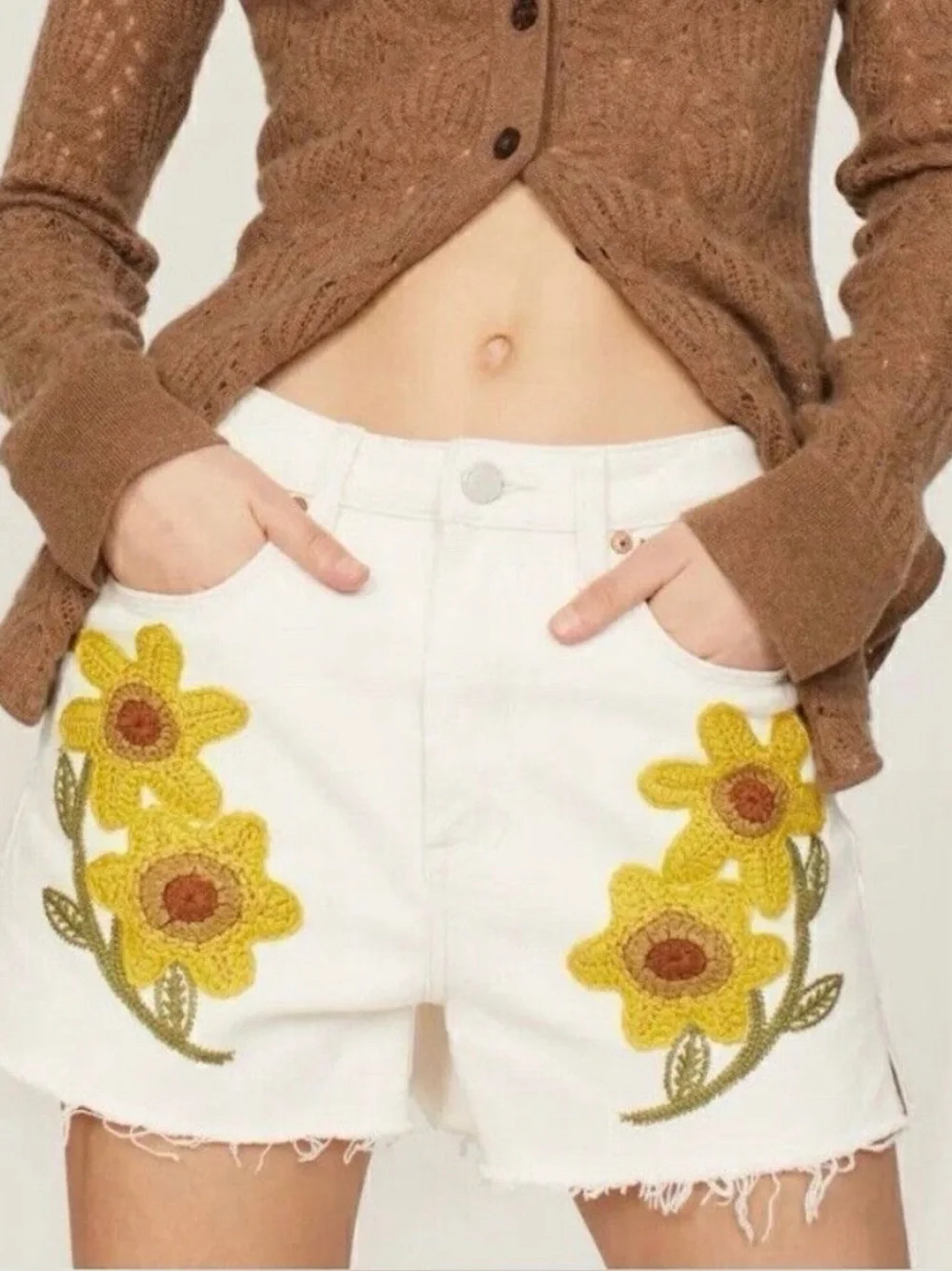 BLANK NYC THE REEVE RAY OF SUNSHINE HIGH RISE SHORTS size 27