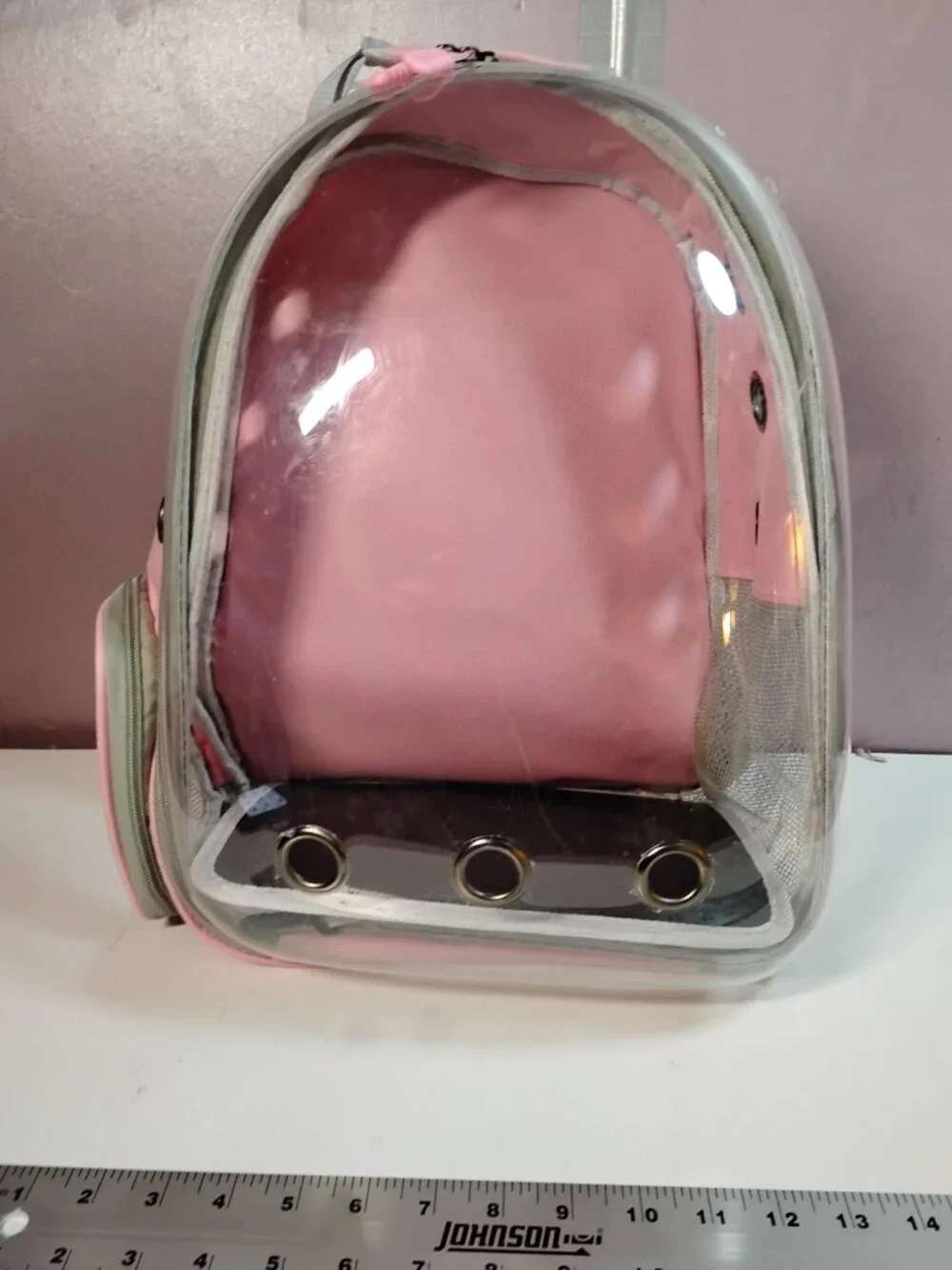 Cat Bubble Backpack Carrier for Small Medium Cats - Pink