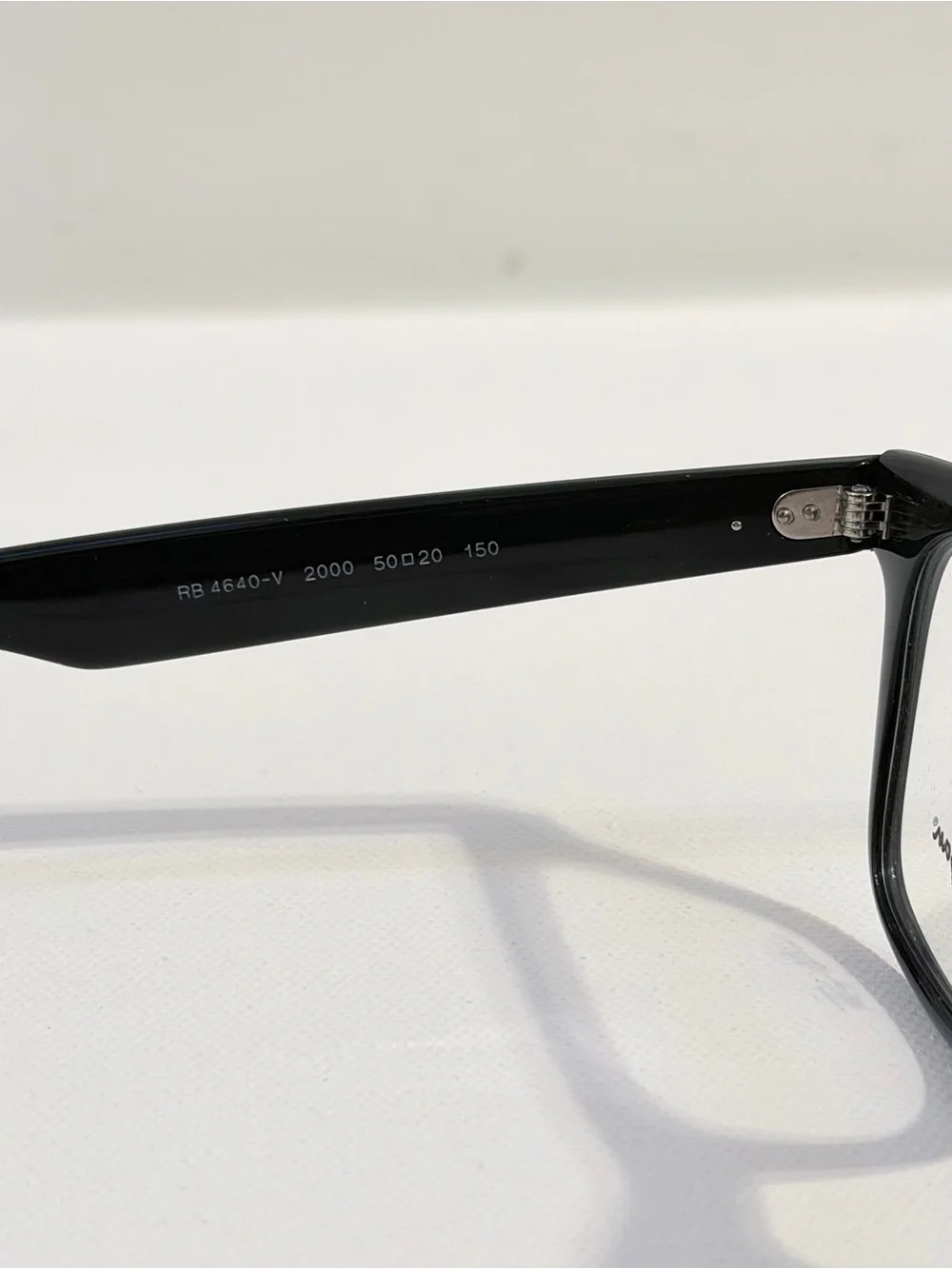 Ray-Ban Men's Black Rectangular Eyeglasses