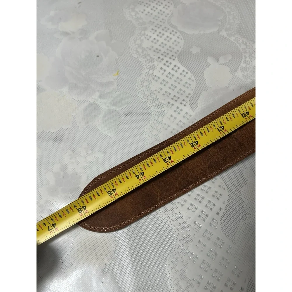 NWT J.Jill brown Genuine Leather With 100% Jute Size XL Dk Natural (BLT194621)