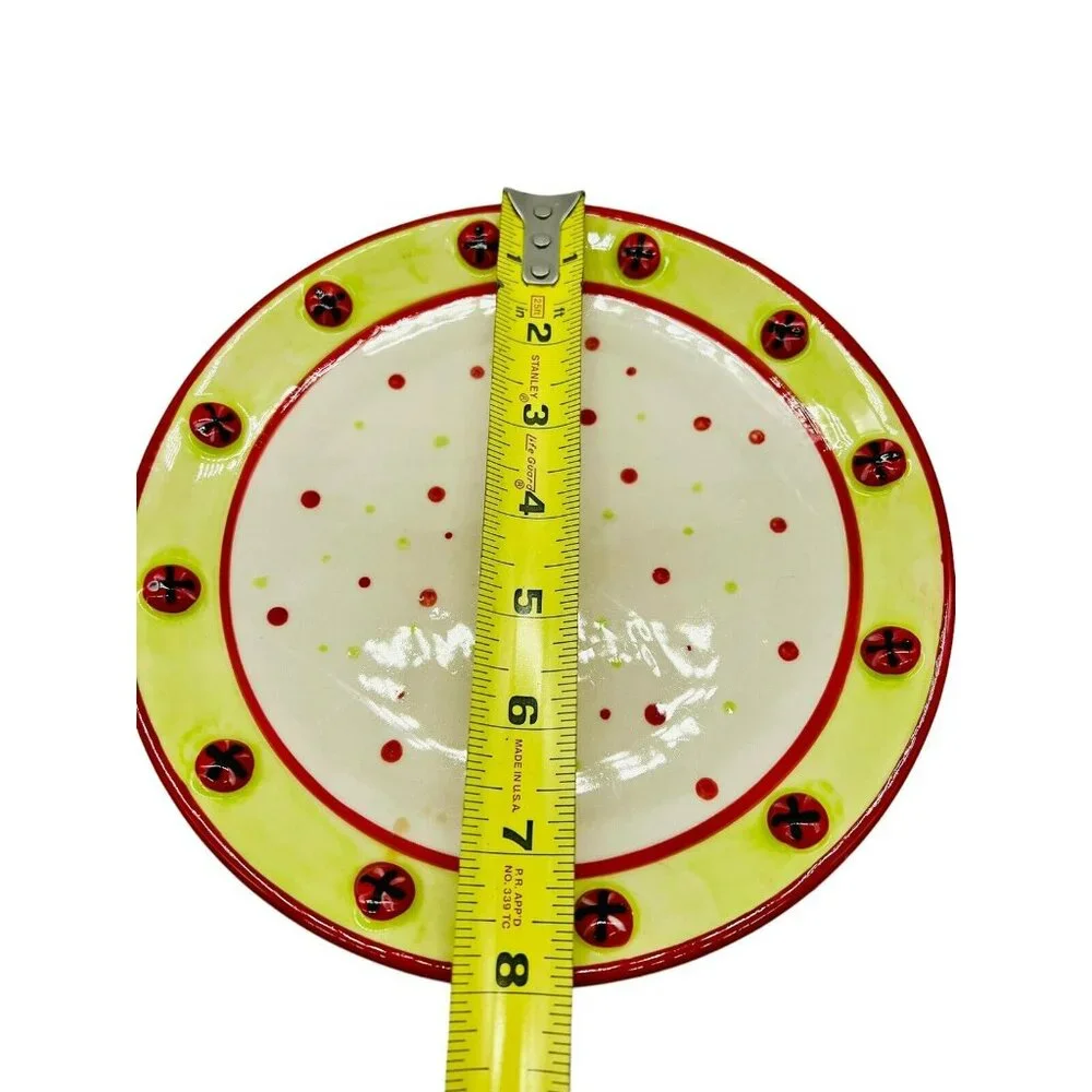 Temptations Tara Reindeer 3D‎ Design Christmas Mug Plate Set Polka Dots