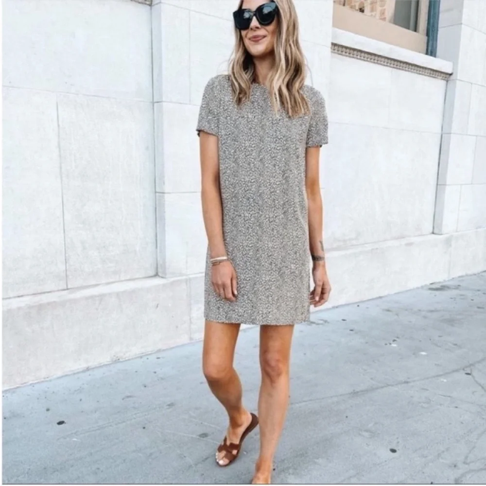 Jenni Kayne leopard T-shirt dress