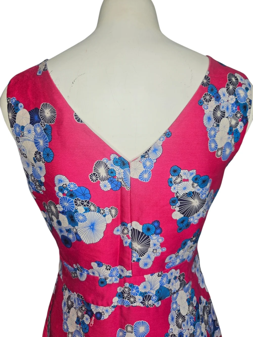 DVF‎ Topanga Mikado Flowers Fit & Flare Kentucky Derby Dress Sz 4