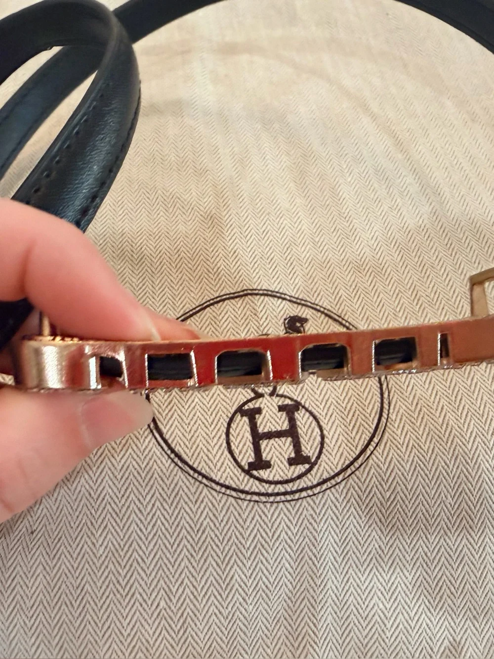 CC Bling belt lether