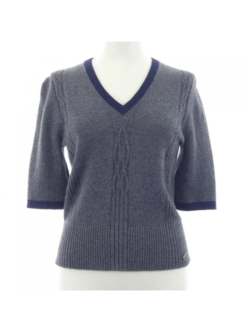 Chanel Knit Sweater Gray