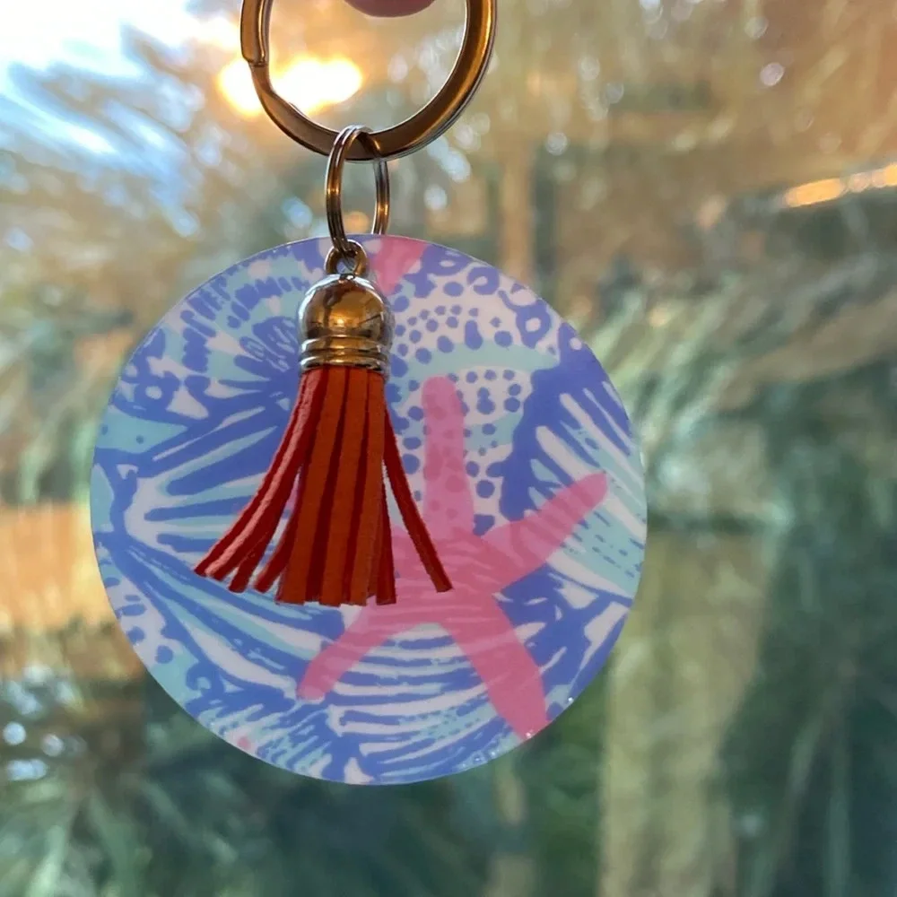 Starfish‎ keychain / bag charm