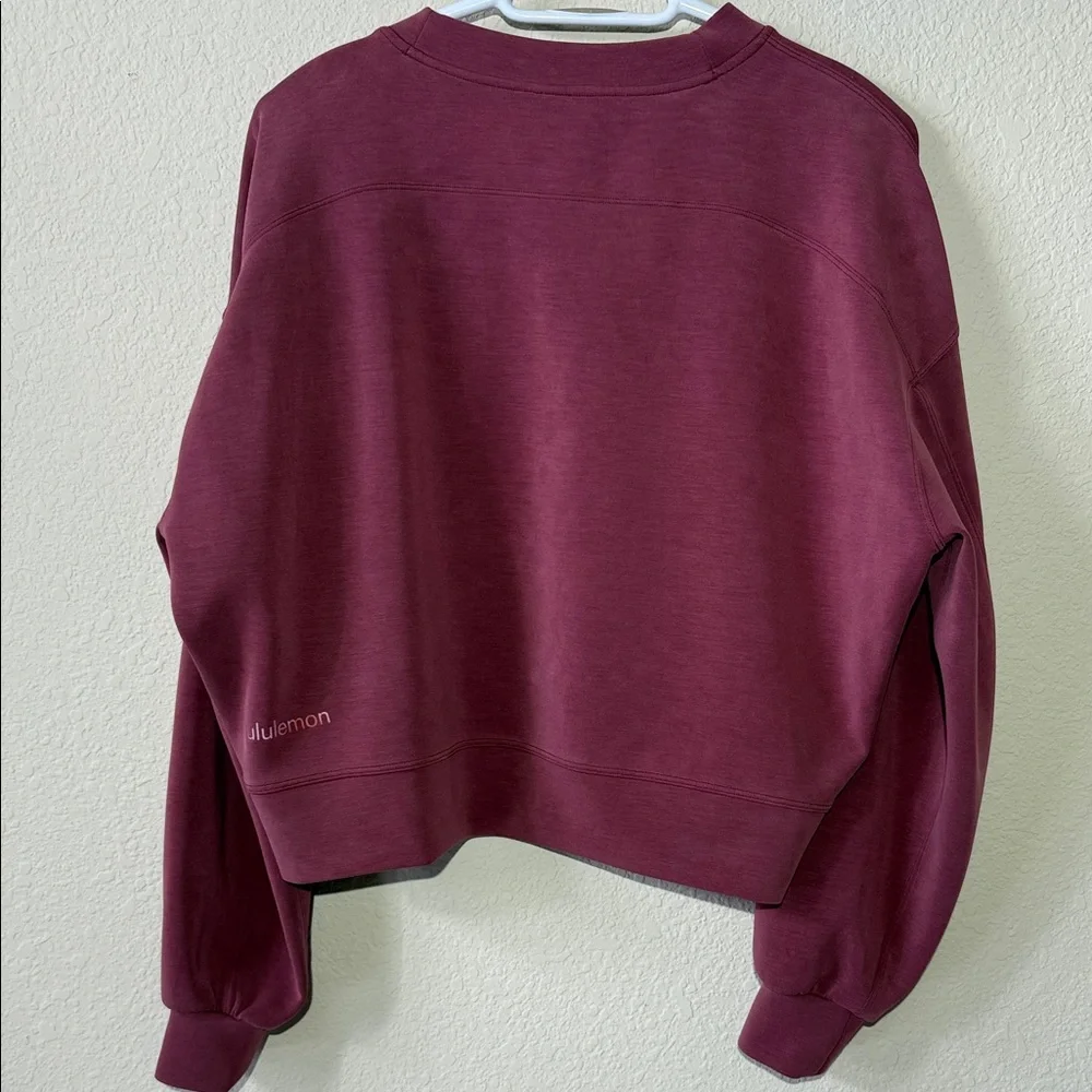 Lululemon Sweatshirt Cropped Softstreme