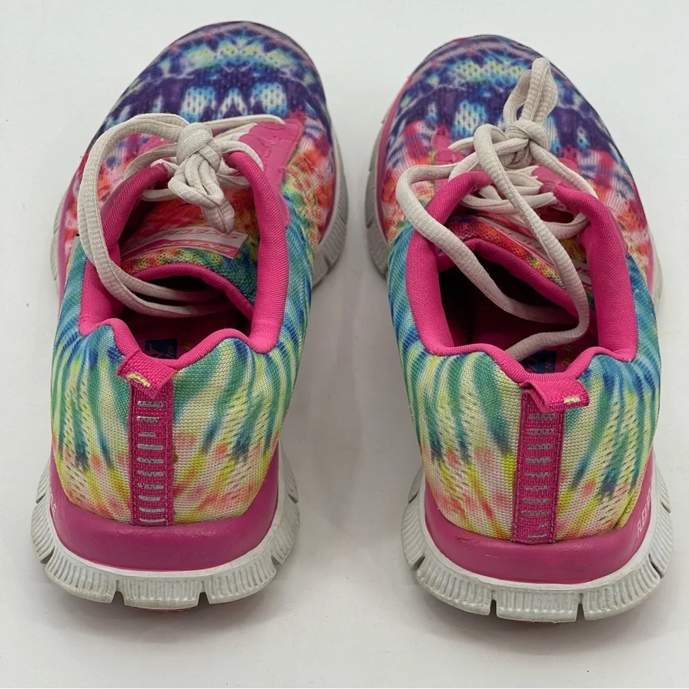 SKECHERS SKECHKNIT WOMENS SNEAKERS SIZE 8, GOOD CONDITION, PREOWNED …