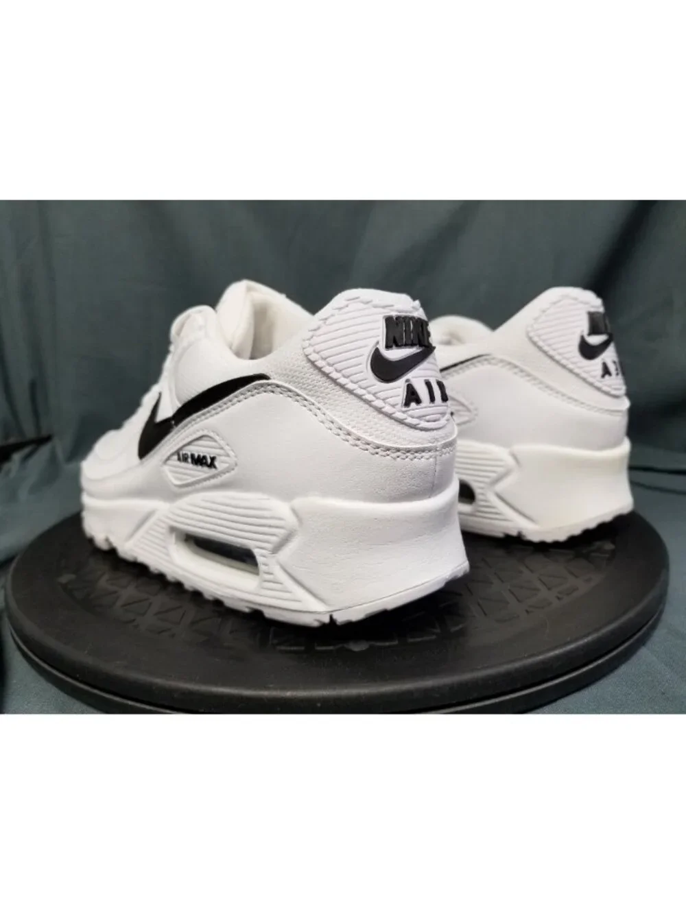 Nike Air Max 90 Next Nature White Black Women's Size 8.5 NEW NO BOX!