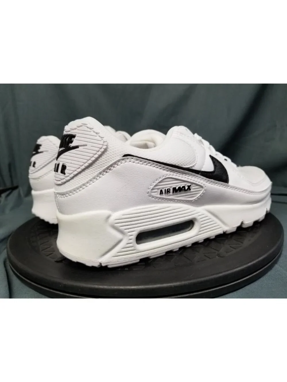 Nike Air Max 90 Next Nature White Black Women's Size 8.5 NEW NO BOX!