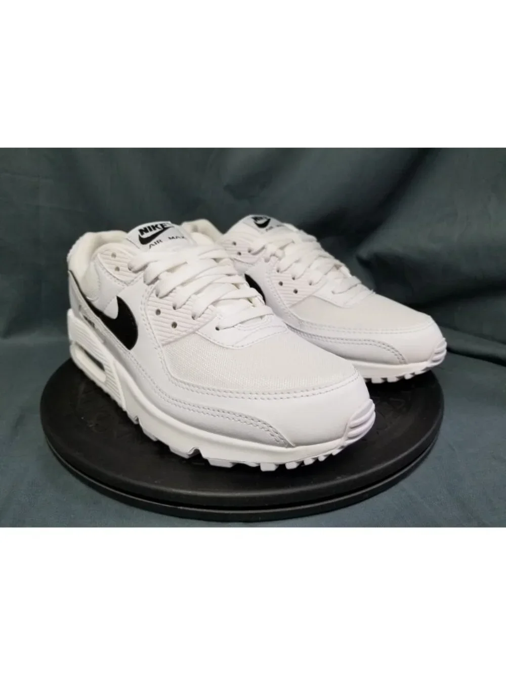 Nike Air Max 90 Next Nature White Black Women's Size 8.5 NEW NO BOX!