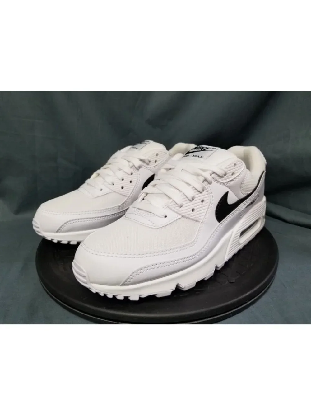 Nike Air Max 90 Next Nature White Black Women's Size 8.5 NEW NO BOX!