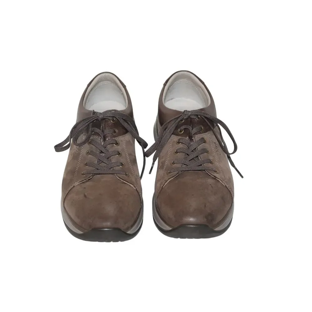 Joya Athena Trek Casual Shoe Sneaker, Brown, Leather, Women's Size 10