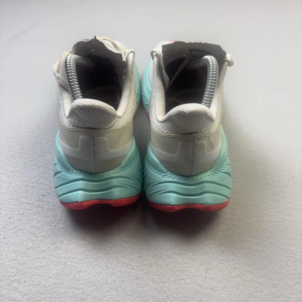 Hoka One One Carbon X 2 Shoes Womens Sz 8.5 White Running Sneakers 1113527 WBOR