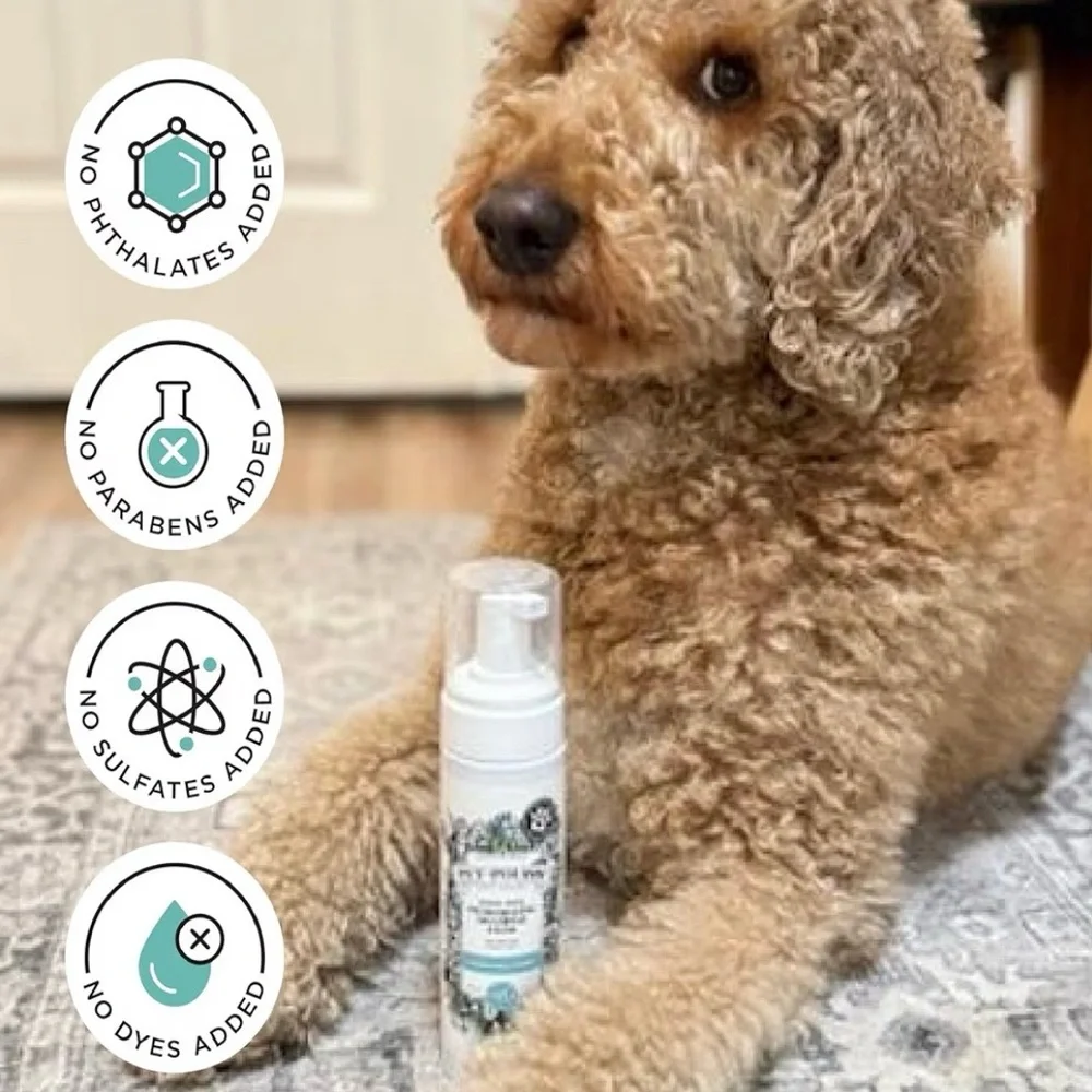 Pet-Pourri Dog Shampoo Rinse Free Foam Deodorizing Dry Wash For Pets 6oz Refresh