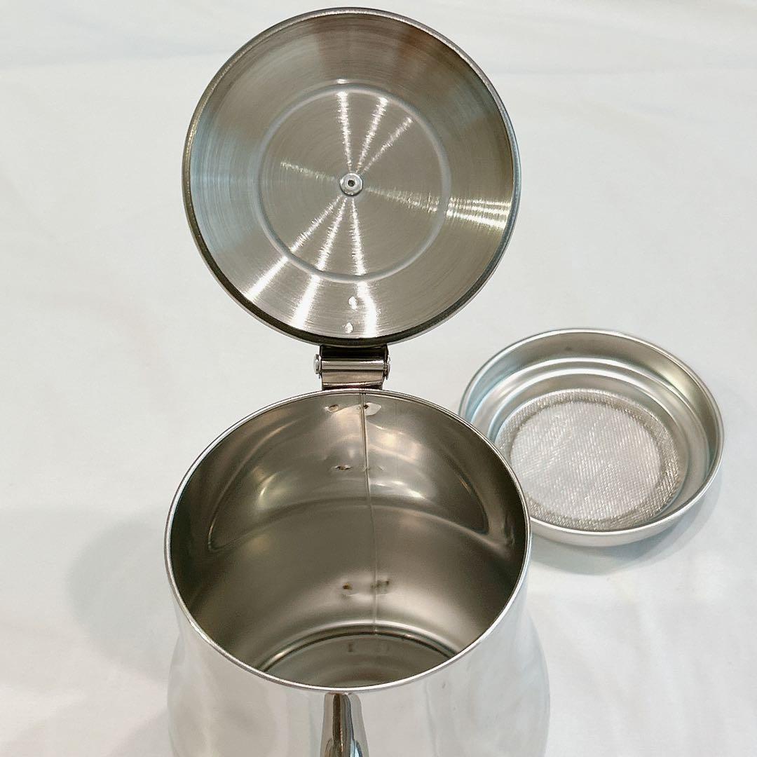 ★ Oil Pot with Strainer, Large Capacity, Stainless Steel, Filter, Oil Pot