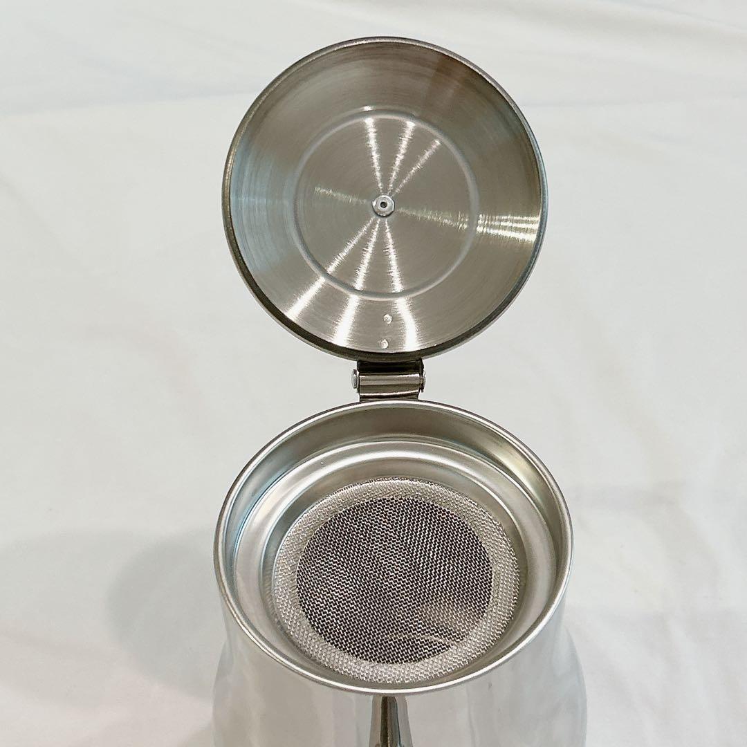 ★ Oil Pot with Strainer, Large Capacity, Stainless Steel, Filter, Oil Pot