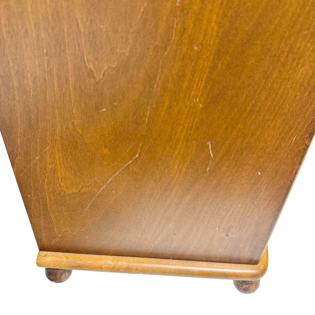 Akebono Kōgei Telephone Stand Wooden Storage Furniture Showa Retro Furniture Antique