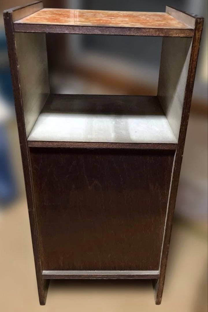 Big Price Drop! Showa Retro Pop Telephone Stand Storage, Vintage Living Room Storage