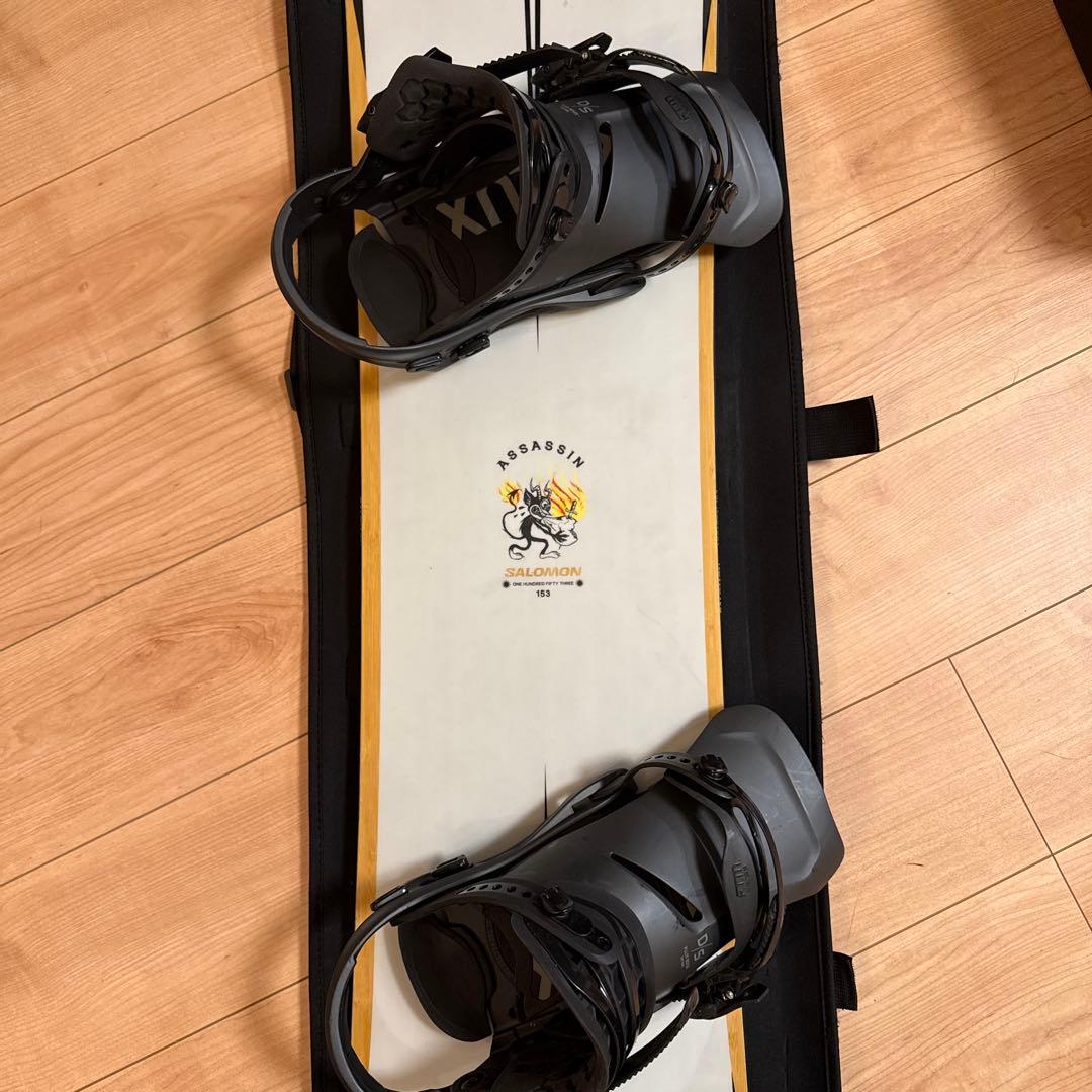 Snowboard Set SALOMON ASSASSIN 153 + FLUX DS